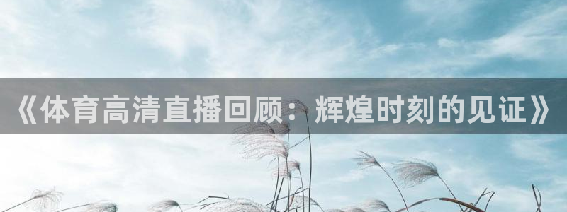 五星体育播放源：《体育高清直播回顾：辉煌时刻的见证》